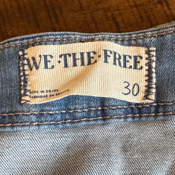 We The Free Blue Flare Jeans - Picture 6 of 11